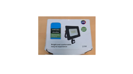 Ultra-thin black rectangular flood light