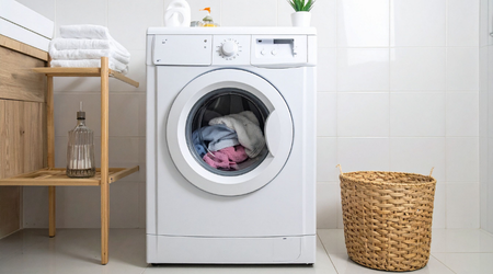 White washing machine