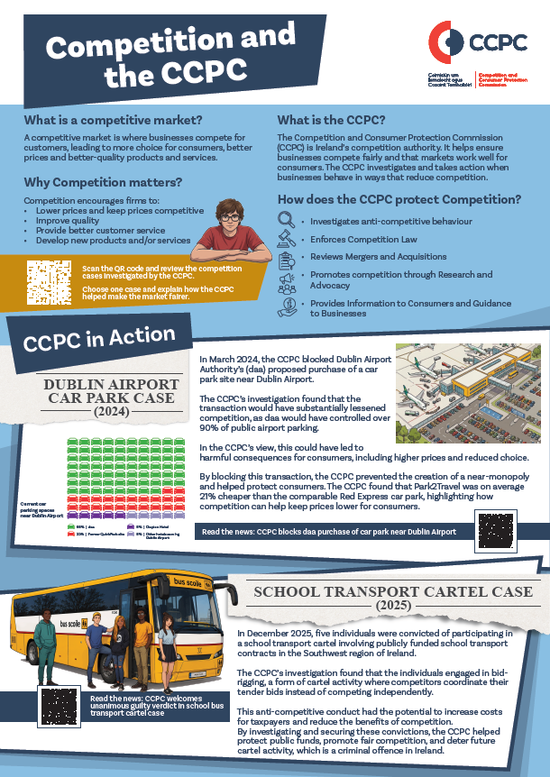 Financial education competition and the CCPC poster web