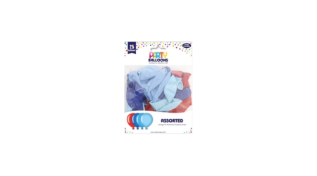 Eurowaps 25pk blue party balloons thumbnail