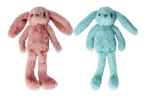 flying_tiger_bunny Flying Tiger Copenhagen Teddy Bunnys Pink and Blue