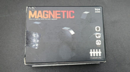 Product Safety Information Notice on a Muzammill Sher Limited Magnetic Game sold on Amazon