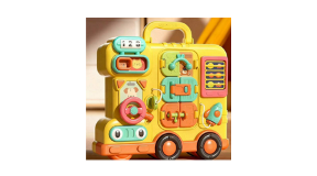 Mini Multi-Functional Busy Board Montessori Educational Early Learning Toy banner Mini Multi-Functional Busy Board Montessori Educational Early Learning Toy banner