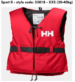 Red Helly Hansen buoyancy aid Red Helly Hansen buoyancy aid