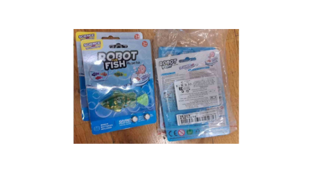 Robot Fish Bath Toy Set