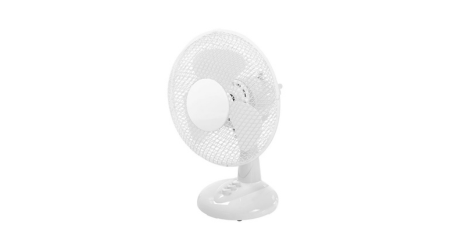 white table fan