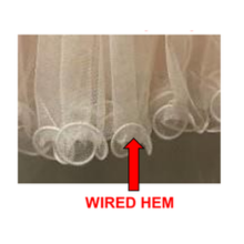 Wired hem in kids princess dress Wired hem in kids princess dress