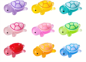 3D Turtle Toys-1 3D turtle toys in multiple colours