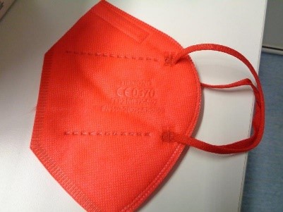 Product Safety Information Notice on TieXiong TX-N02 Particle filter mask sold on the eBay platform.