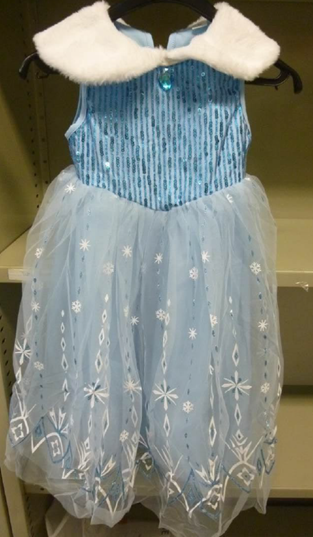 Princess-Dress A blue and white princess dress for children
