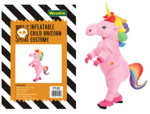 Woodies recalls Make It Spooky by Woodies Inflatable Child Unicorn Costume