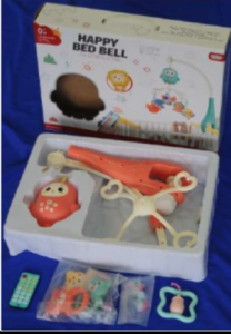Product Safety Information Notice on Happy Bed Bell Crib Musical Mobile sold on the eBay platform