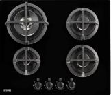 Product Safety Information Notice on a Glen Dimplex Belling Gas Hobs Gas Supply Elbow Joint