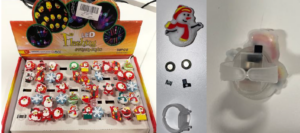 Product Safety Information Notice on LED Flashing Ornaments sold on Amazon
