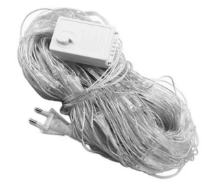 Product Safety Information Notice on a 200-strand LED Fairy String Light sold on the Wish platform