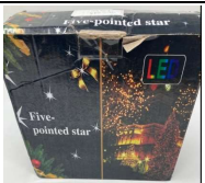 Product Safety Information Notice on Star shaped LED lighting chain on the eBay Platform