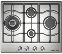 Product Safety Information Notice Image of a Russell Hobbs gas hobs sold on Amazon RH60GH403SS