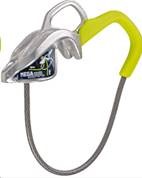 Product Safety Information notice on an EDELRID Mega Jul Belay Device and Descender