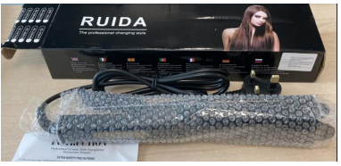 Product Safety Information Notice on Ruida Black Ceramic Hair Straighteners on the eBay Platform