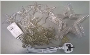 Product Safety Information Notice on Waterproof star shaped LED fairy string light on the eBay Platform