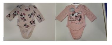 Poundland UK t/a Dealz ROI are recalling 2-Pack Baby Girl Licenced Minnie Mouse Bodysuit