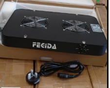 Product Safety Information Notice on an Fecida LED Grow Light sold on Amazon