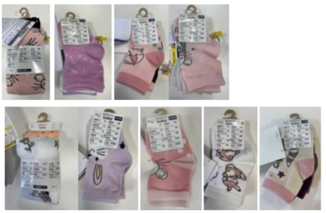 Poundland UK T/A Dealz ROI recalls Pep & Co Baby Girl and Disney socks and tights