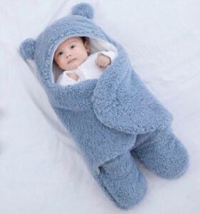 Blue Fleece Product Safety Information Notice Image Baby Wrap Sleeping Bag sold on Ortorex Blue Fleece Product Safety Information Notice Image of Baby Wrap Sleeping Bag sold on Ortorex