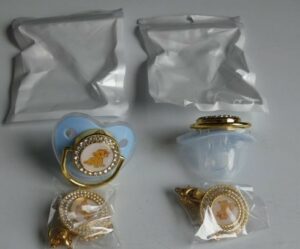Product Safety Information Notice 2 on a Baby’s dummy sold on the AliExpress platform