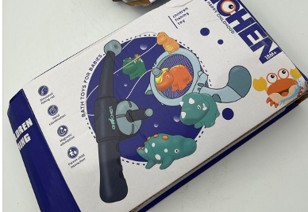 Product Safety Information Notice on a Qichen Fishing Toy sold on the eBay platform