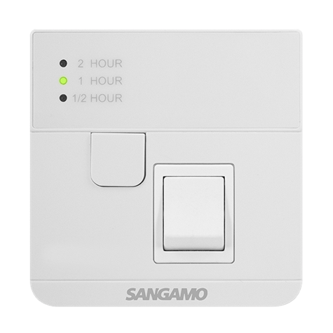 Sangamo Powersaver - 1 Image shows the white variant of the Sangamo Powersaver heating control product