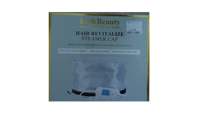 TK Maxx and Homesense recalls Erth Beauty Hair Revitalize Steamer Cap Product Image with name of product as Erth Beauty Hair Revitalize Steamer Cap at the top and an image of the steamer cap with its plug at the bottom of the image.