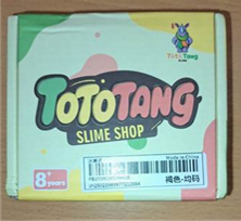 tototang-slime-1 Picture of the packaging, which is a colourful box with the TotoTang brand.