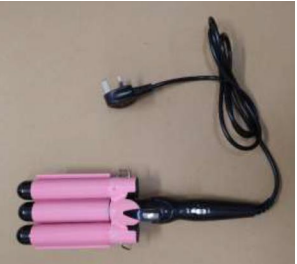 Product Safety Information Notice on 3 Triple Barrel Hair Salon Ceramic Wave Waver Curling Iron Curler Wand on the eBay Platform
